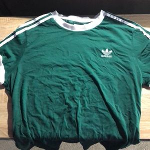 COPY - COPY - green and white adidas tee